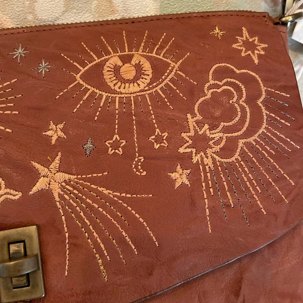 ♥️ NEW! Johnny Was Leather Cloud Purse Bag - Picture 6 of 17